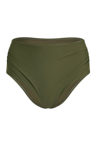 Hunkemöller Högmidjade Cheeky Shaping Bikini Bottoms Luna Grön