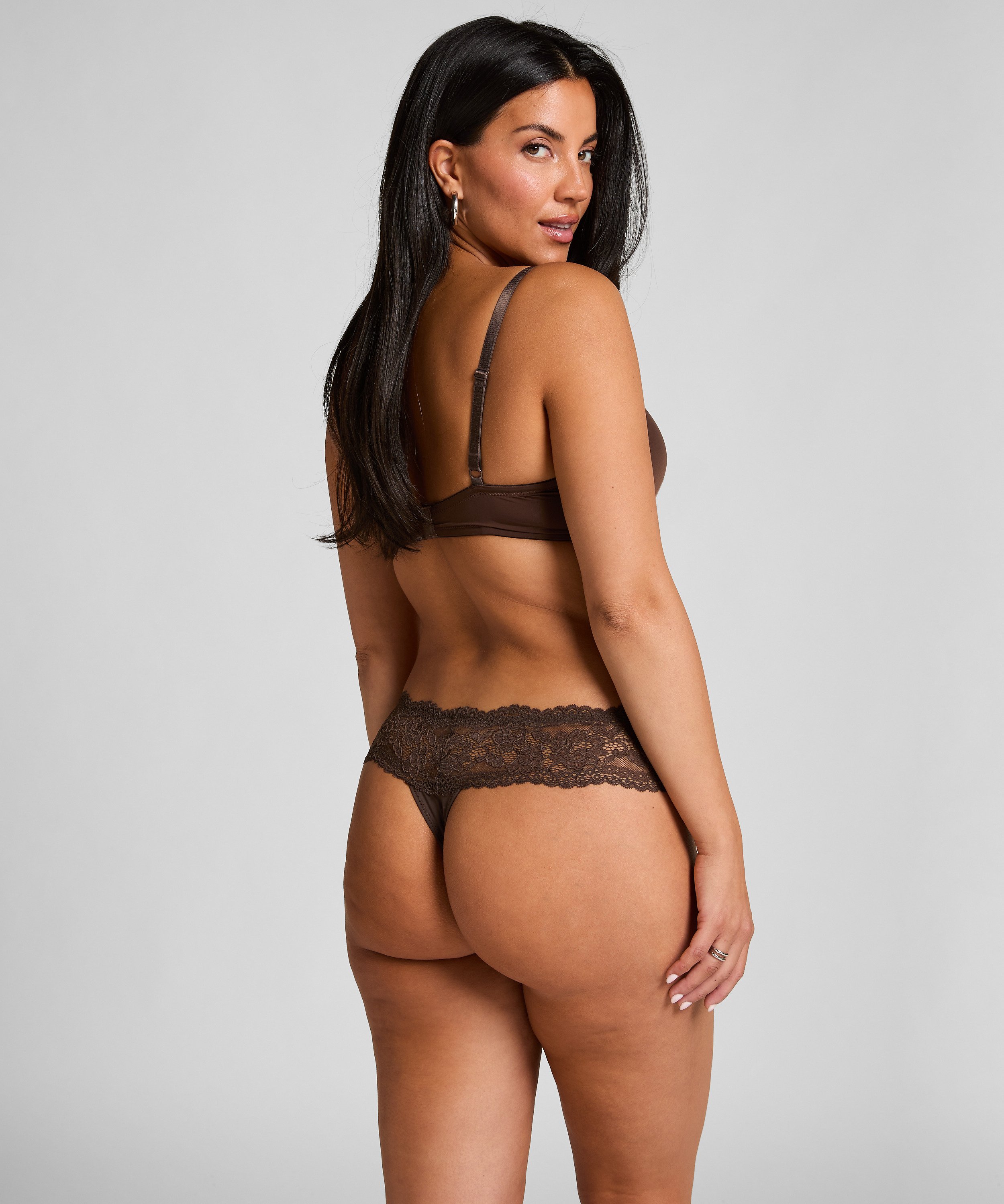 Boxerstringtrosa Florence, Brun, main