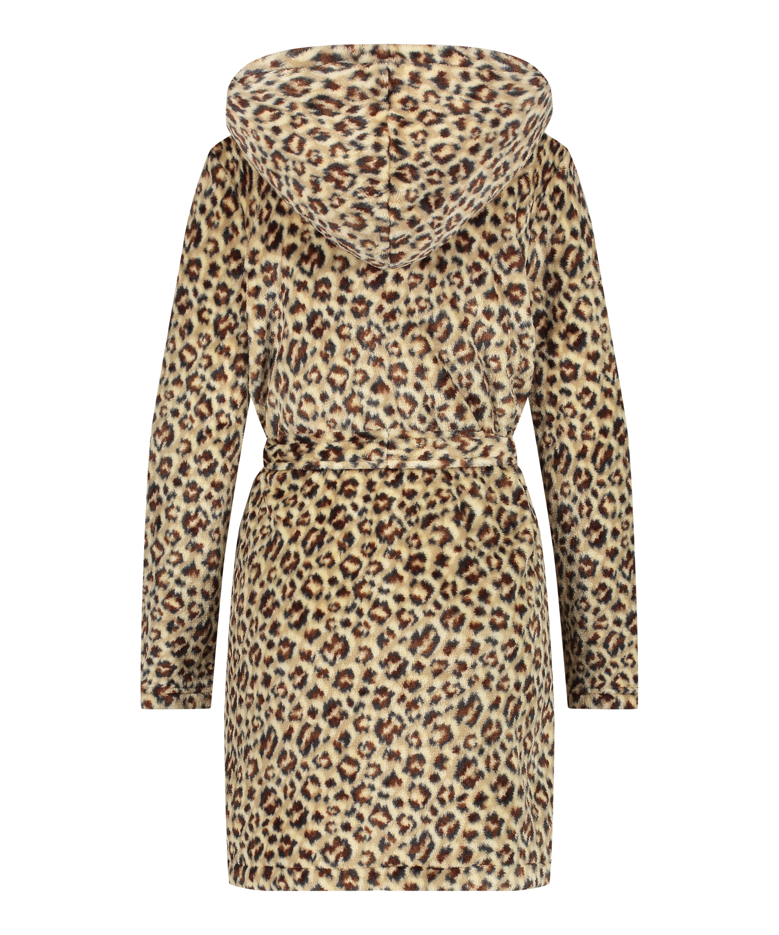 Morgonrock Fleece, Beige, main