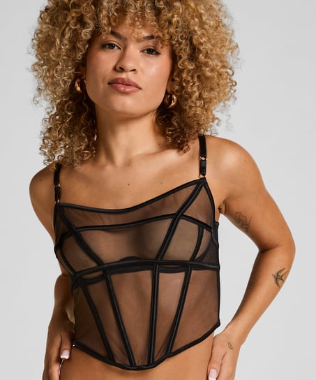 Jana stringtrosa, Svart