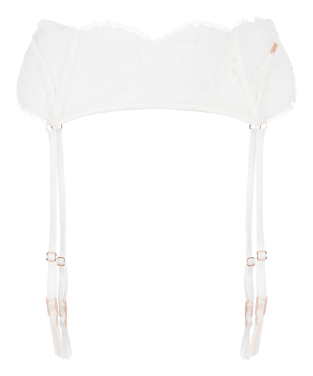 Strumpeband Tiah, Vit