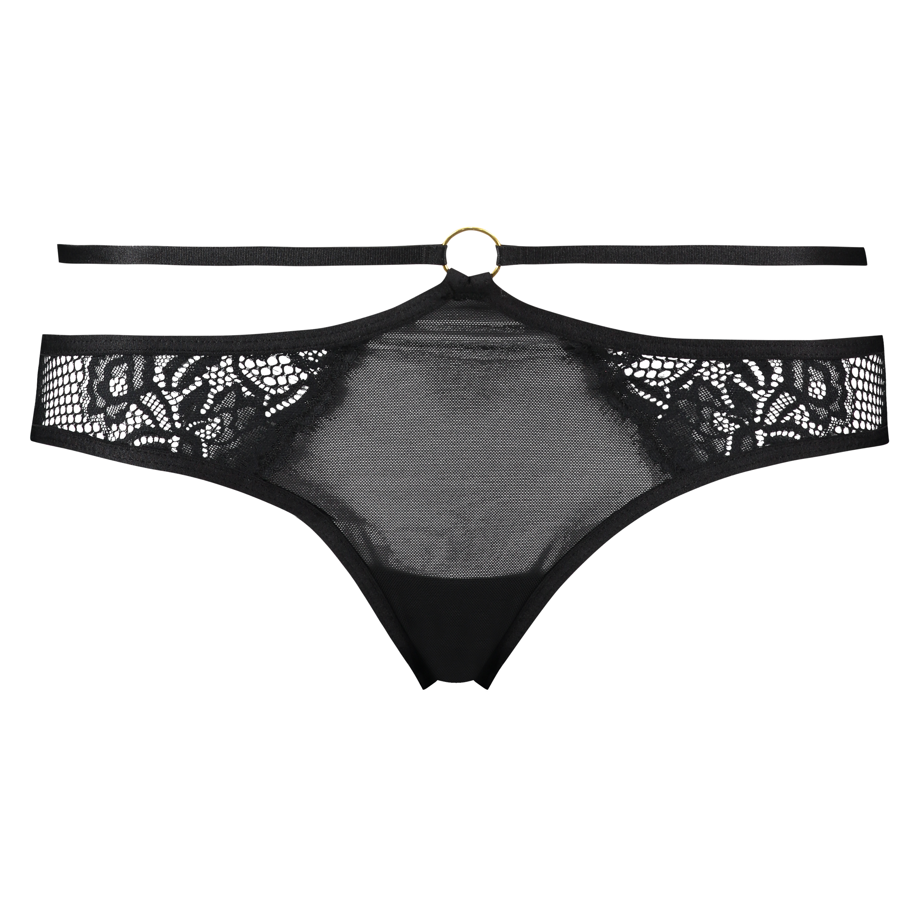 Brazilian-trosa Open Back Jenny, Svart, main