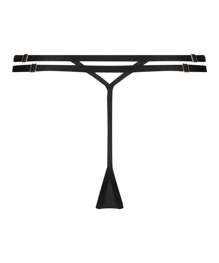 Stringtrosa Pleasure, Svart