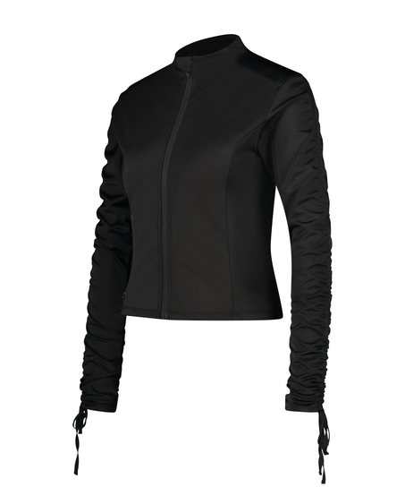 HKMX ruffle-jacka, Svart