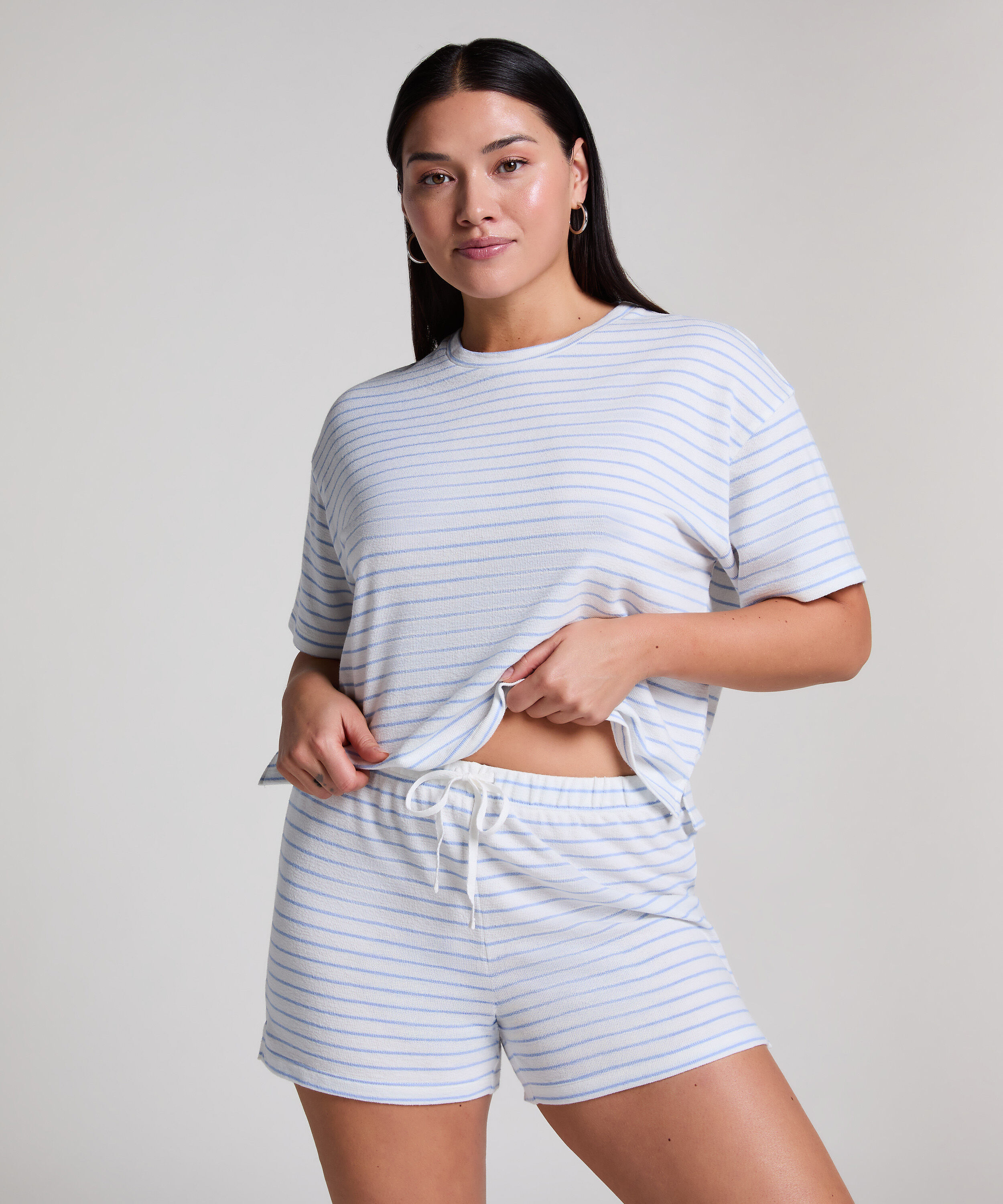 Bomullsshorts, Bl&aring;