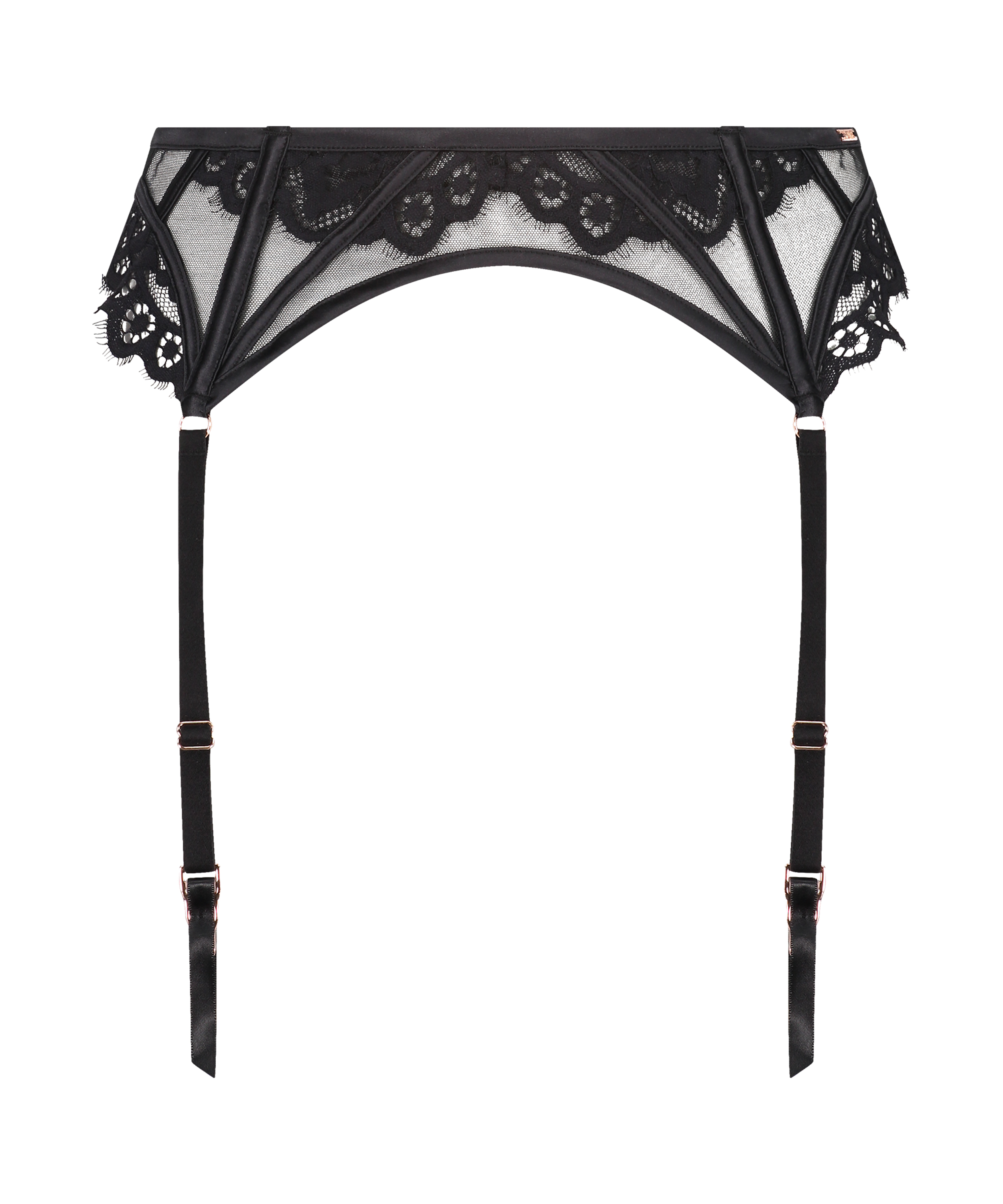 Strumpeband Jacqueline, Svart, main