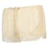 Satin pyjamasshorts, Beige