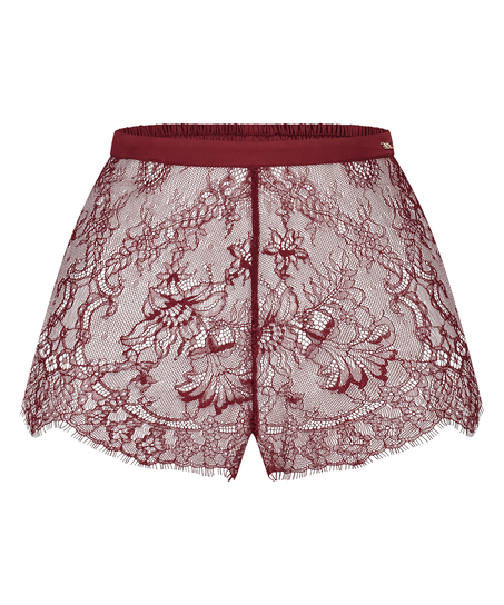 Shorts Lace Delphine, r&ouml;d