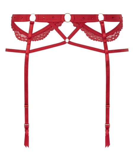 Private Strumpeband Jacky, Röd