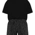 Kort pyjamasset, Svart