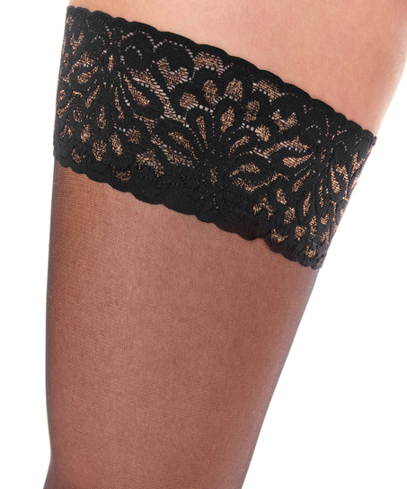 Stay-ups 30 Denier Lexi, Brun