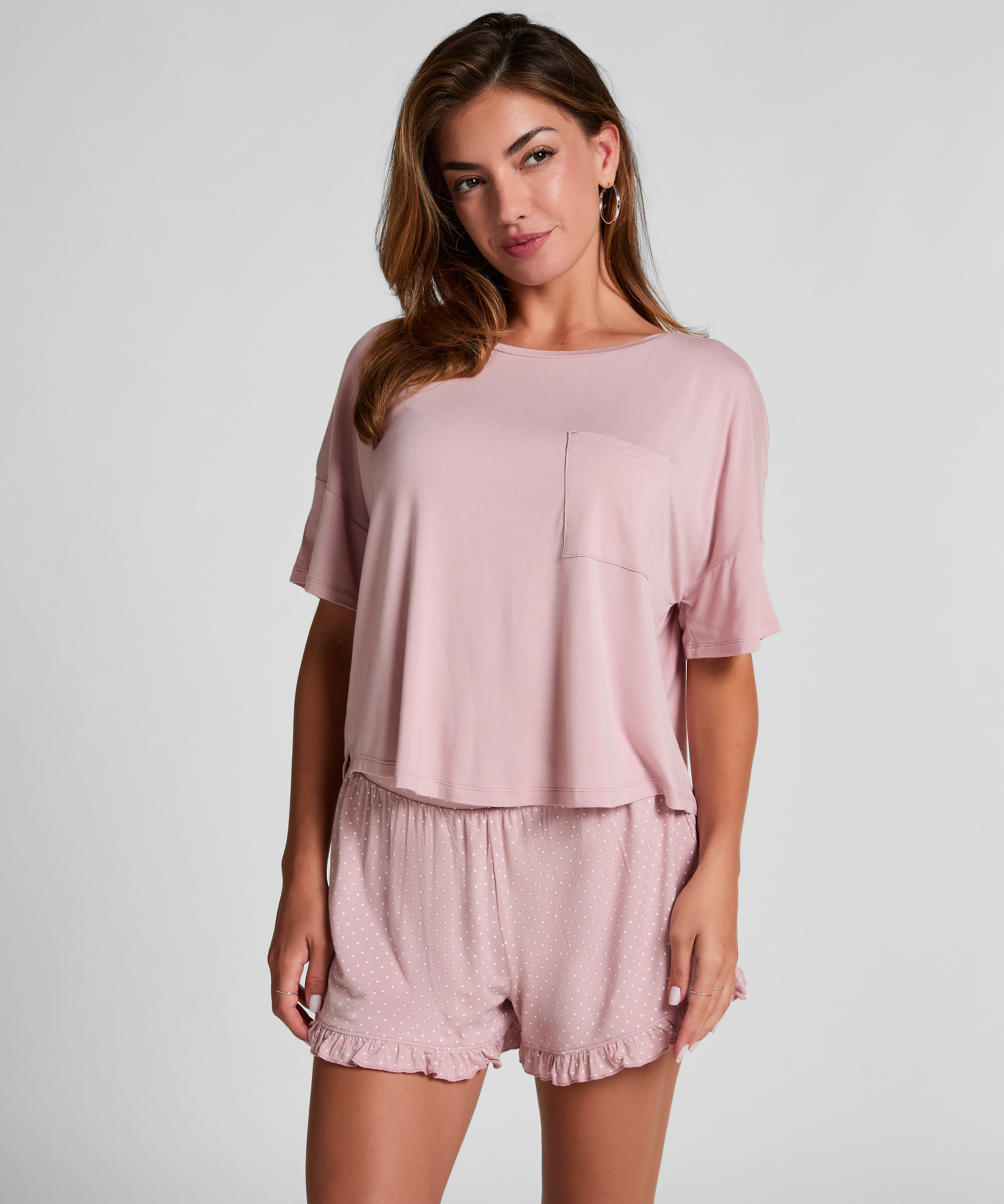 Pyjamasset i jersey, Rosa, main