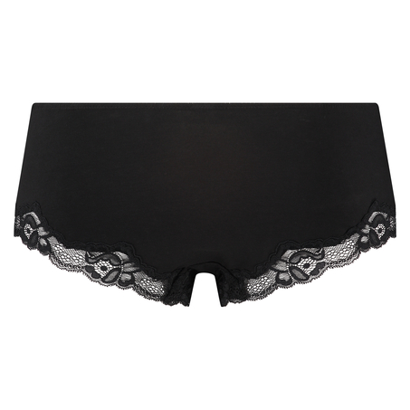 Secret Lace boxertrosa bomull, Svart