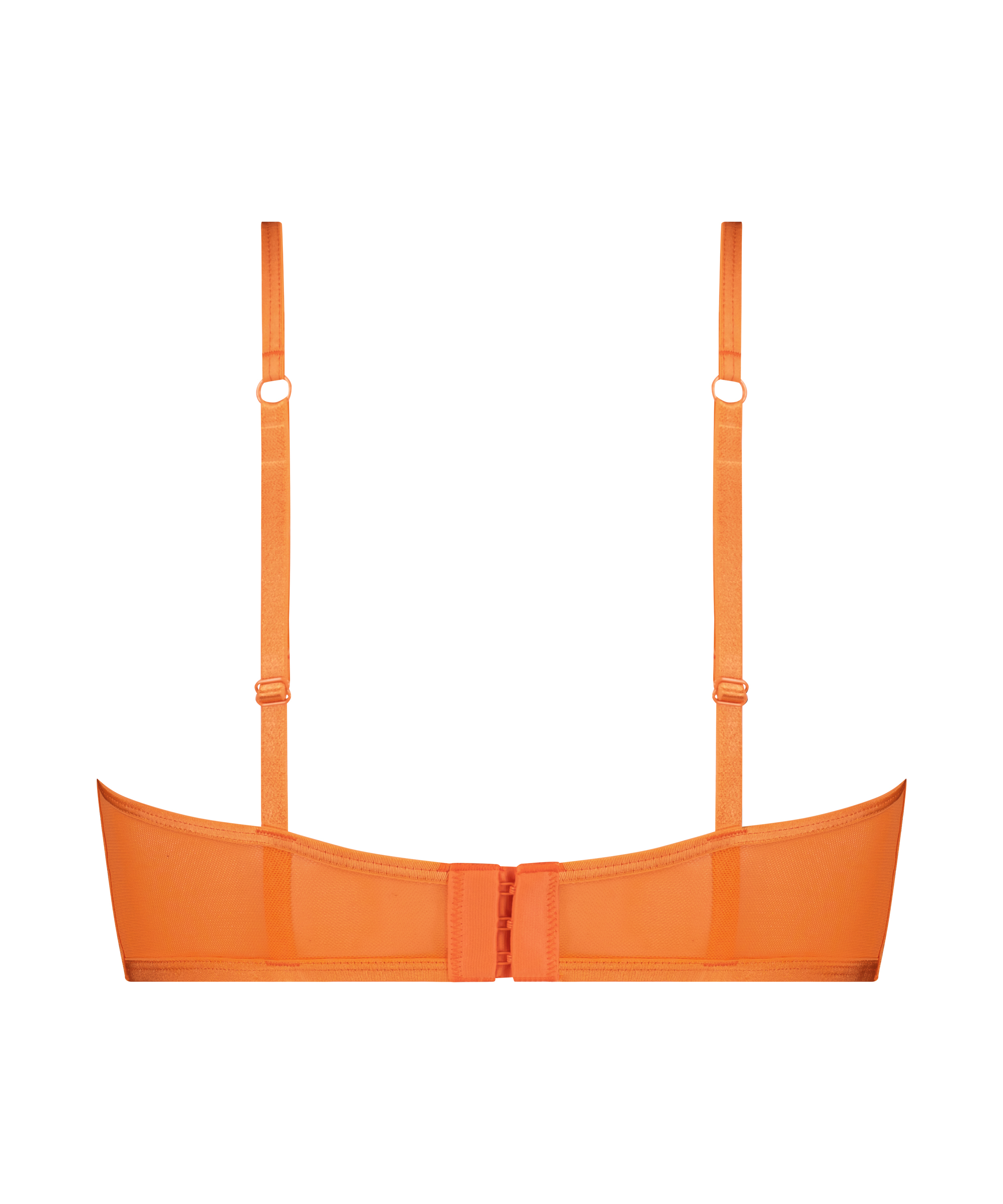 Sexig lonline-bralette i nät, Orange, main