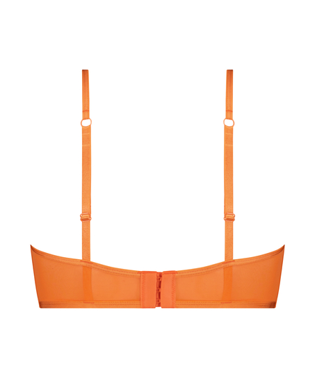 Sexig lonline-bralette i nät, Orange