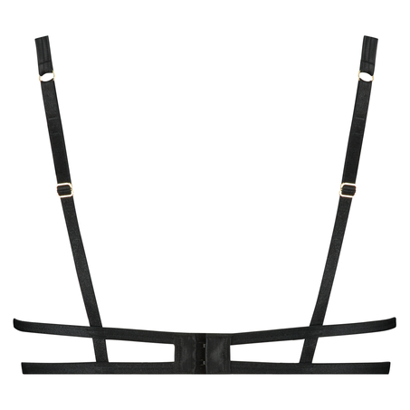 Angelica icke-formpressad bygel-bh, Svart