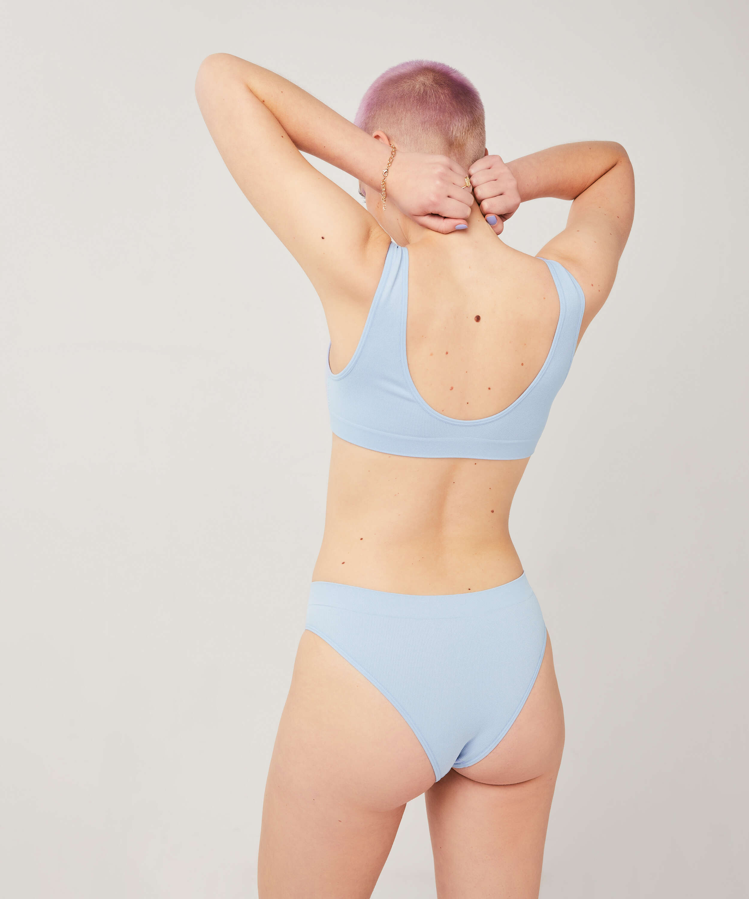 Bae bralette, bl&aring;, main