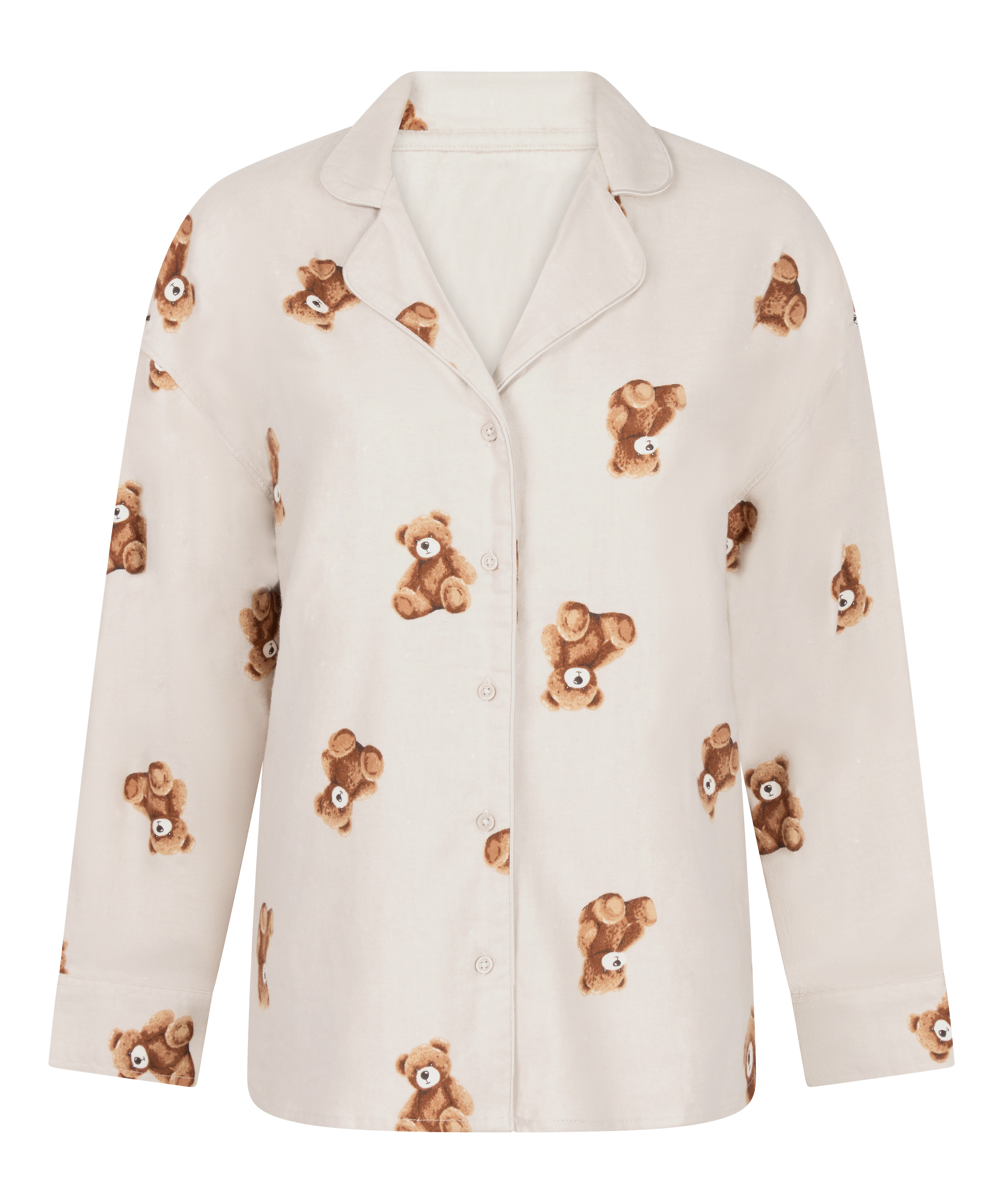 Jacka i flanelltwill Bear, Beige, main
