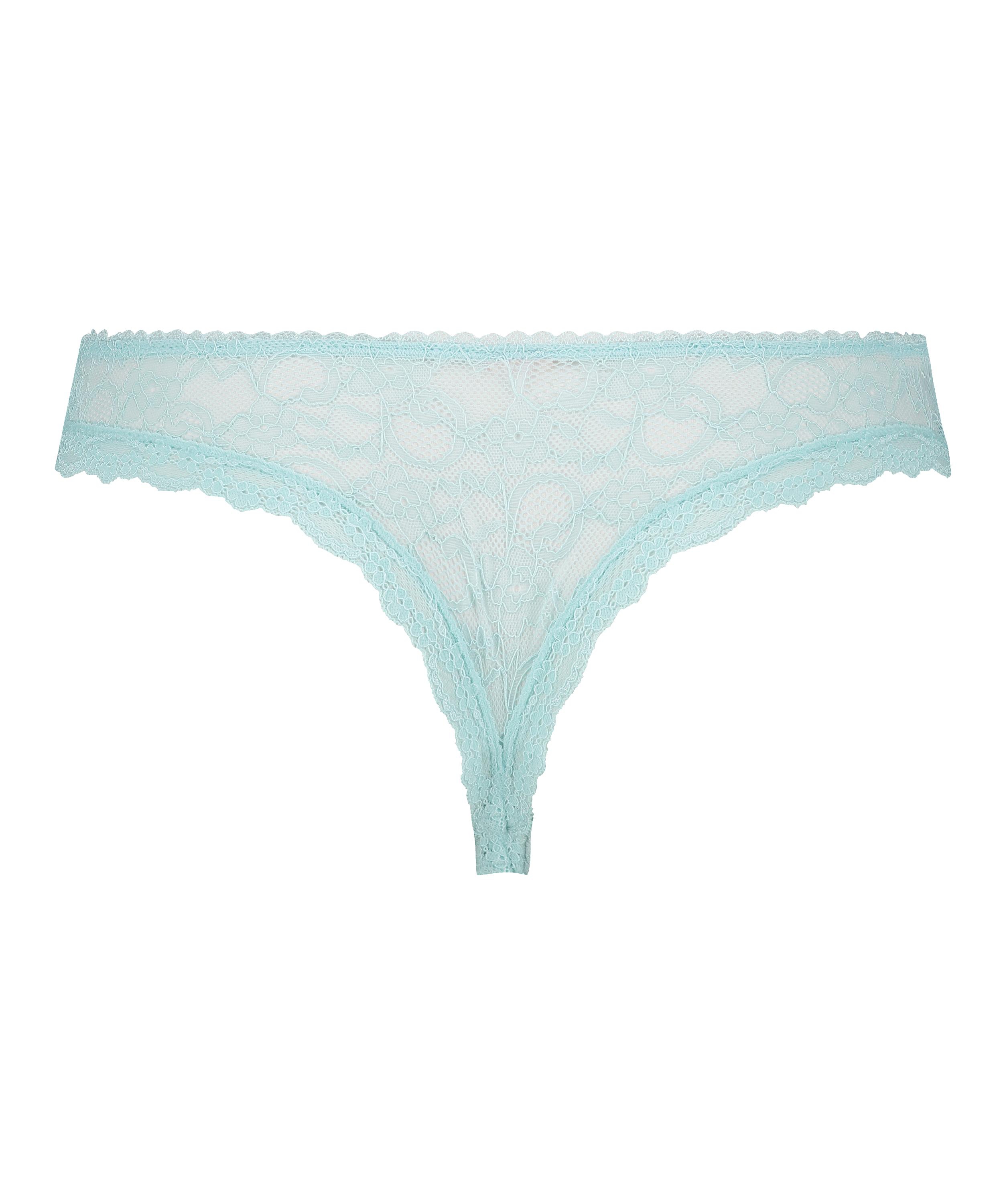 Riley h&ouml;gt skuren minibrazilian-trosa, bl&aring;, main