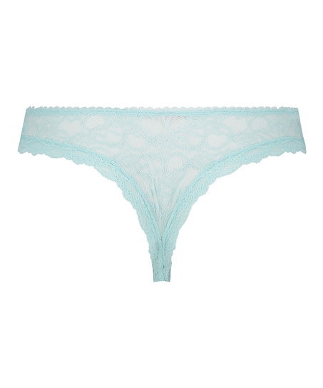 Riley h&ouml;gt skuren minibrazilian-trosa, bl&aring;