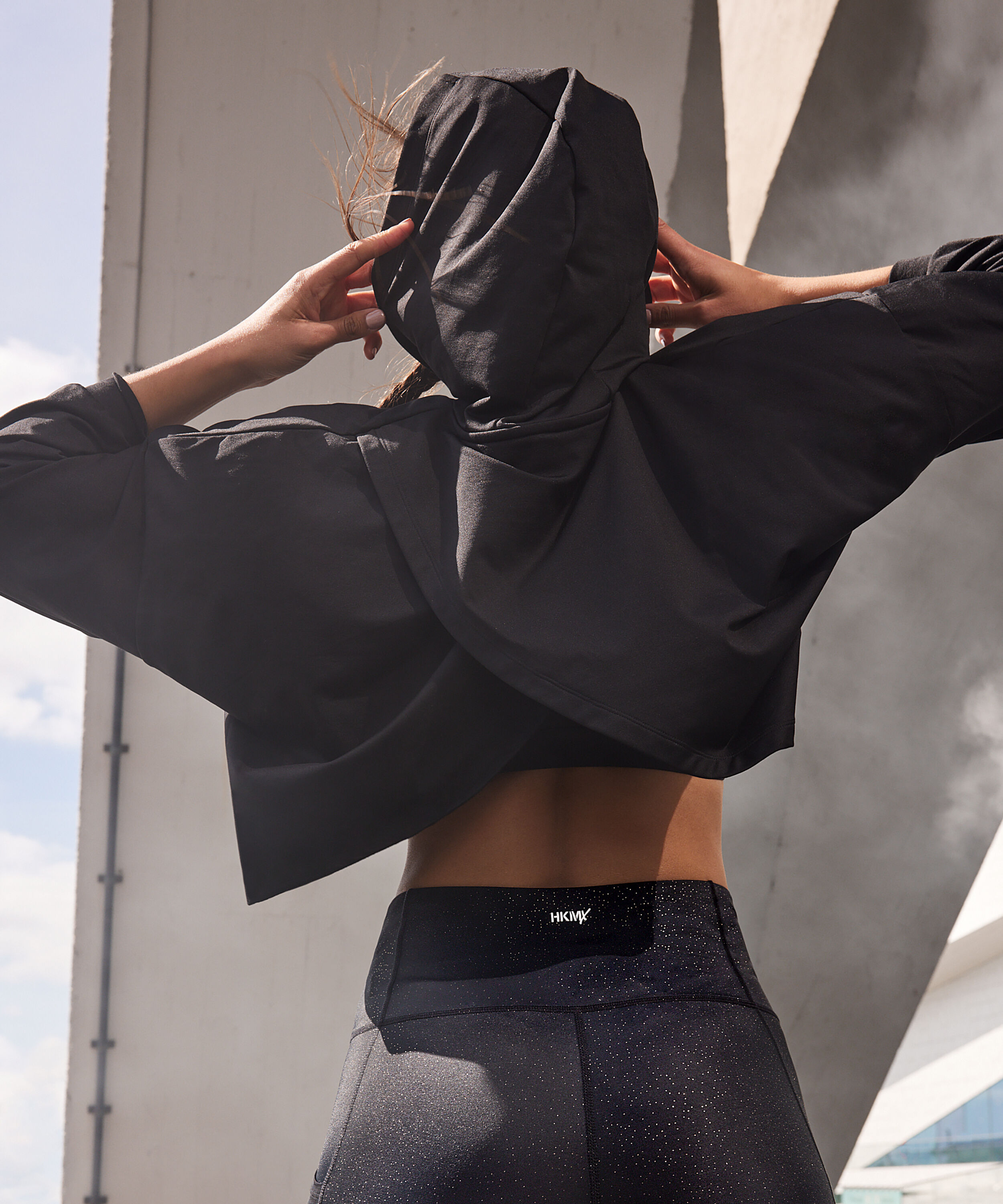 HKMX Hoodie Flow, Svart