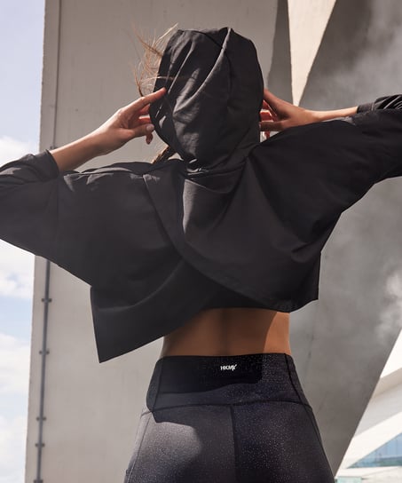 HKMX Hoodie Flow, Svart