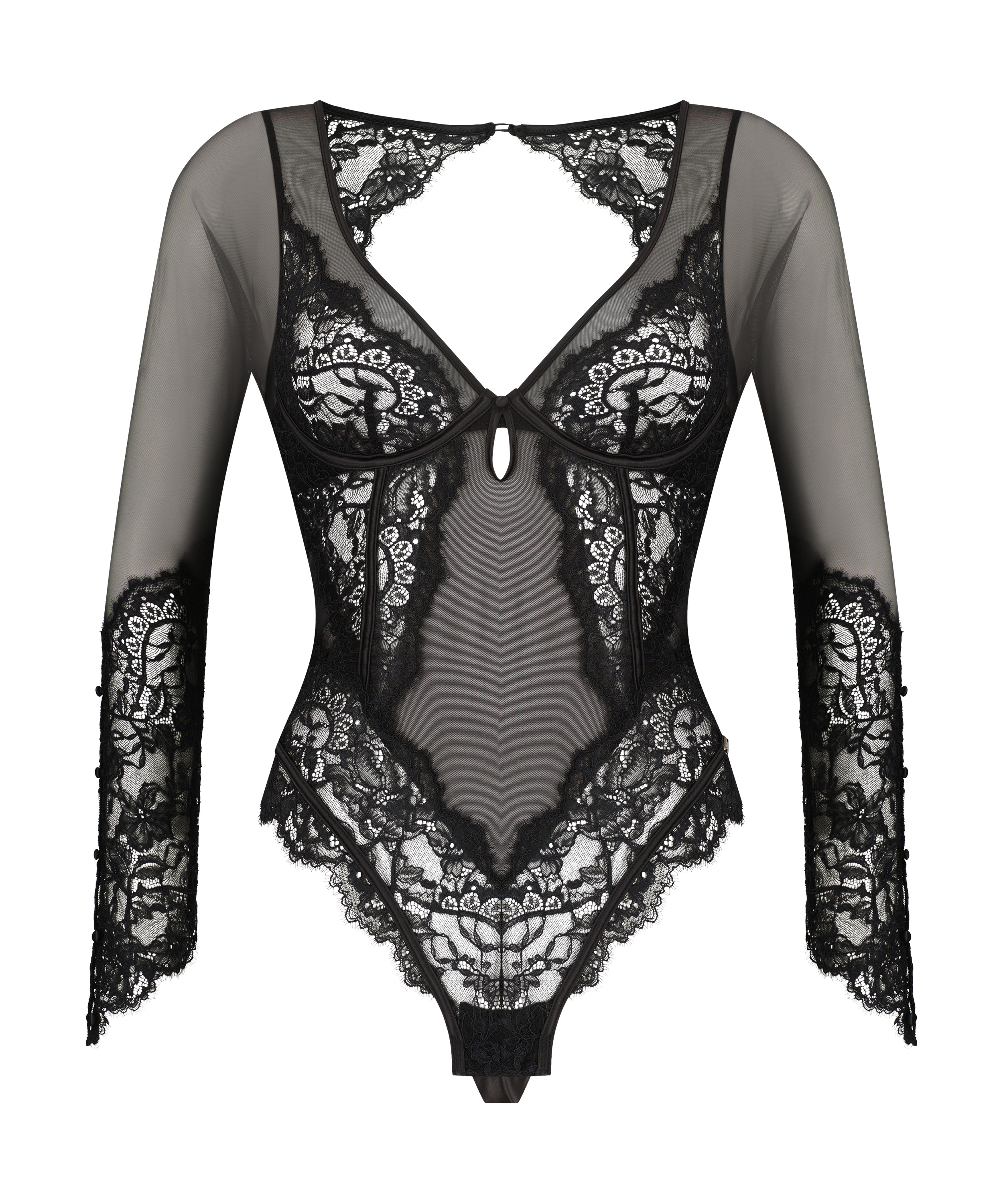 Cecile body, Svart, main