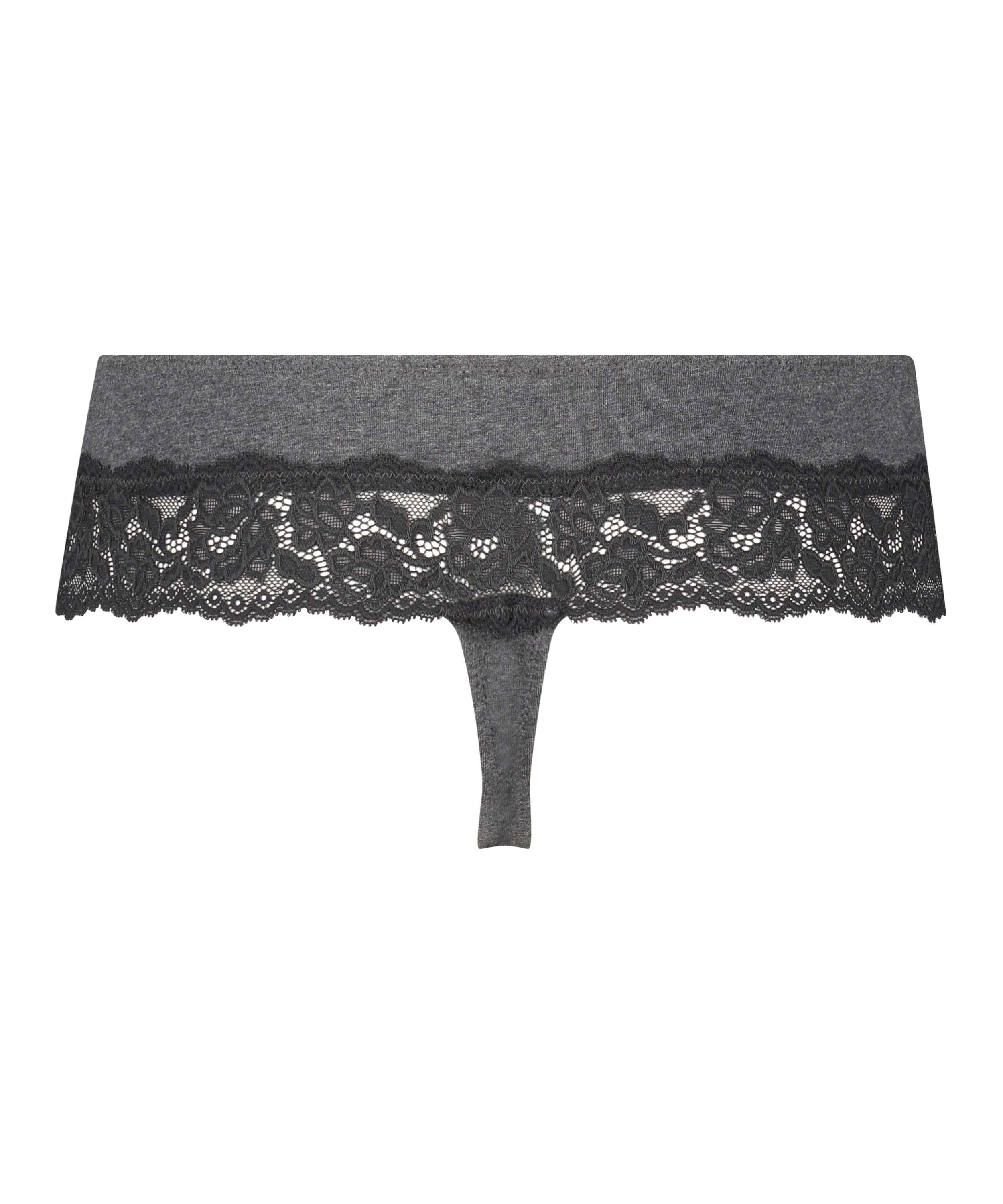 Boxer-string i bomull, Grå, main