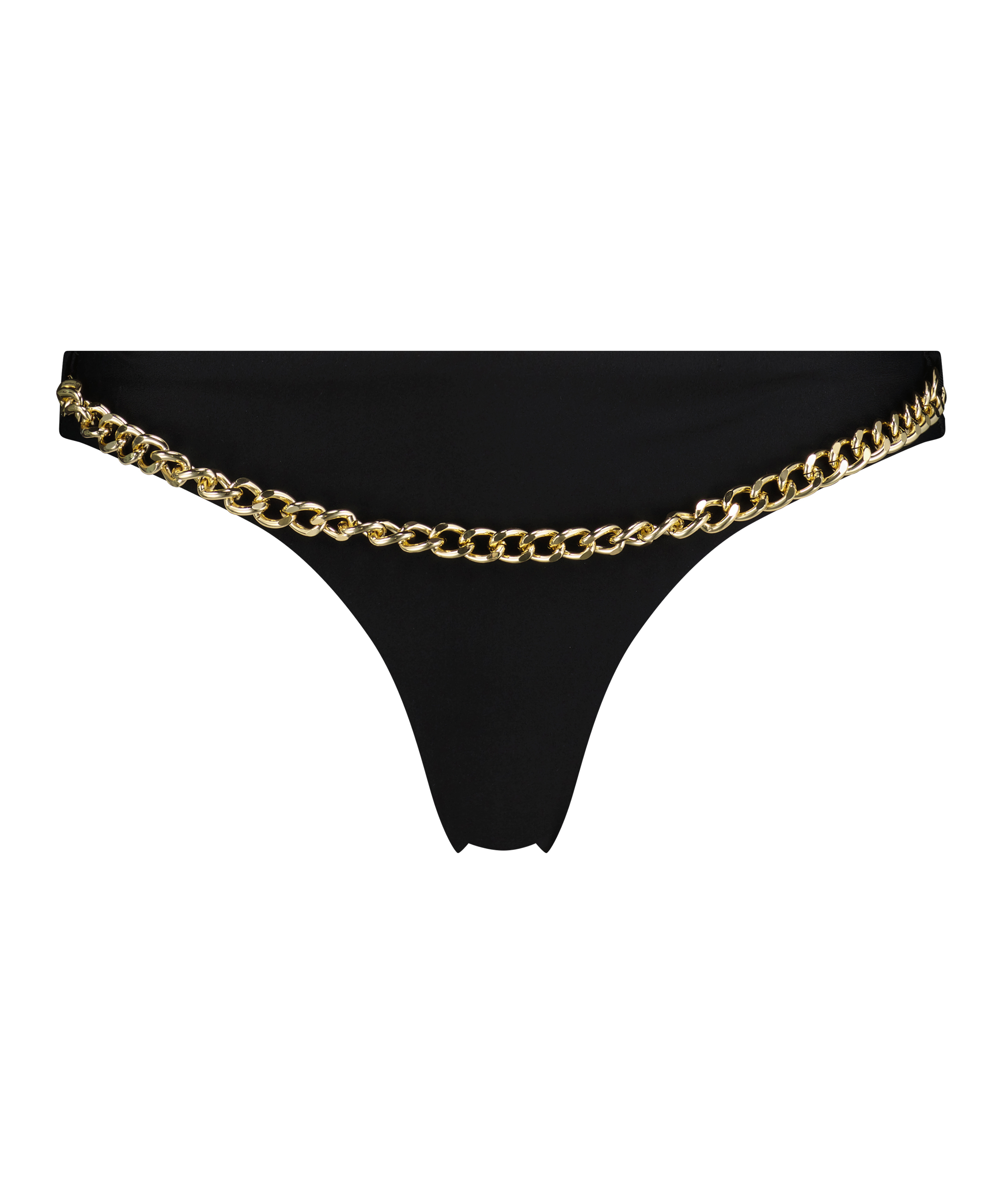 Cuba brasiliansk bikiniunderdel med högt skurna ben Rebecca Mir, Svart, main