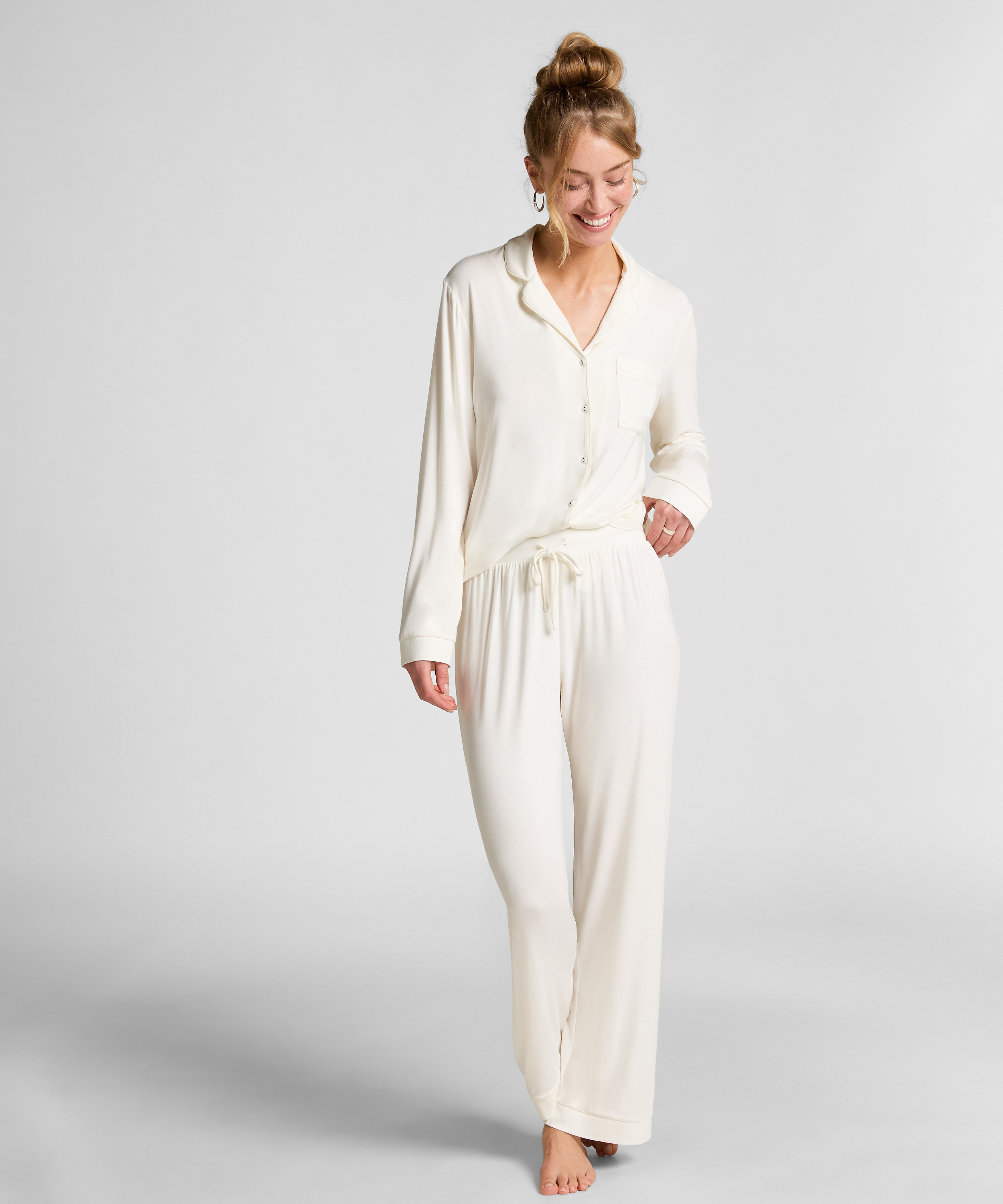 Jerseybyxor Essential, Vit, main