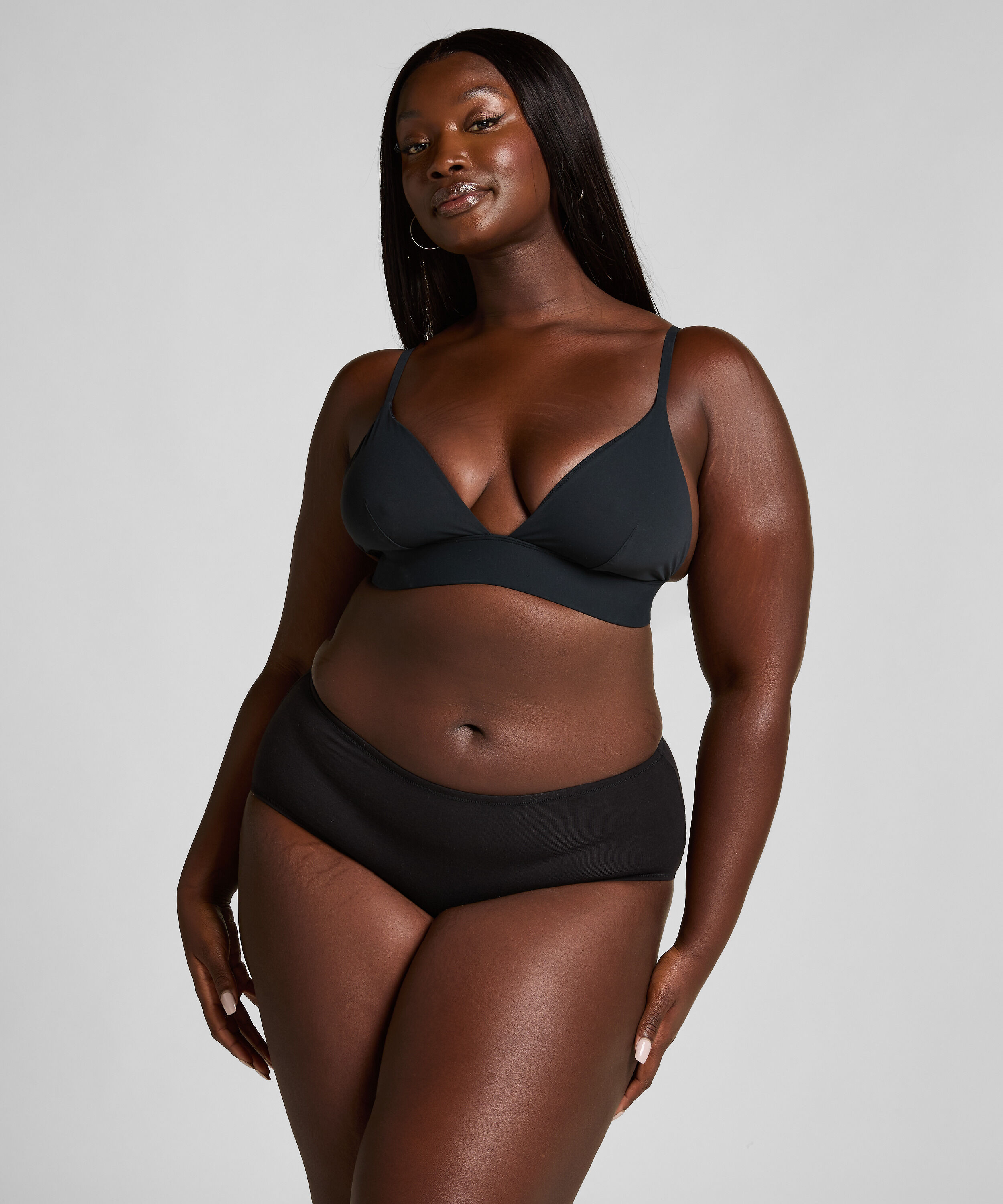 Midi superslip, Svart