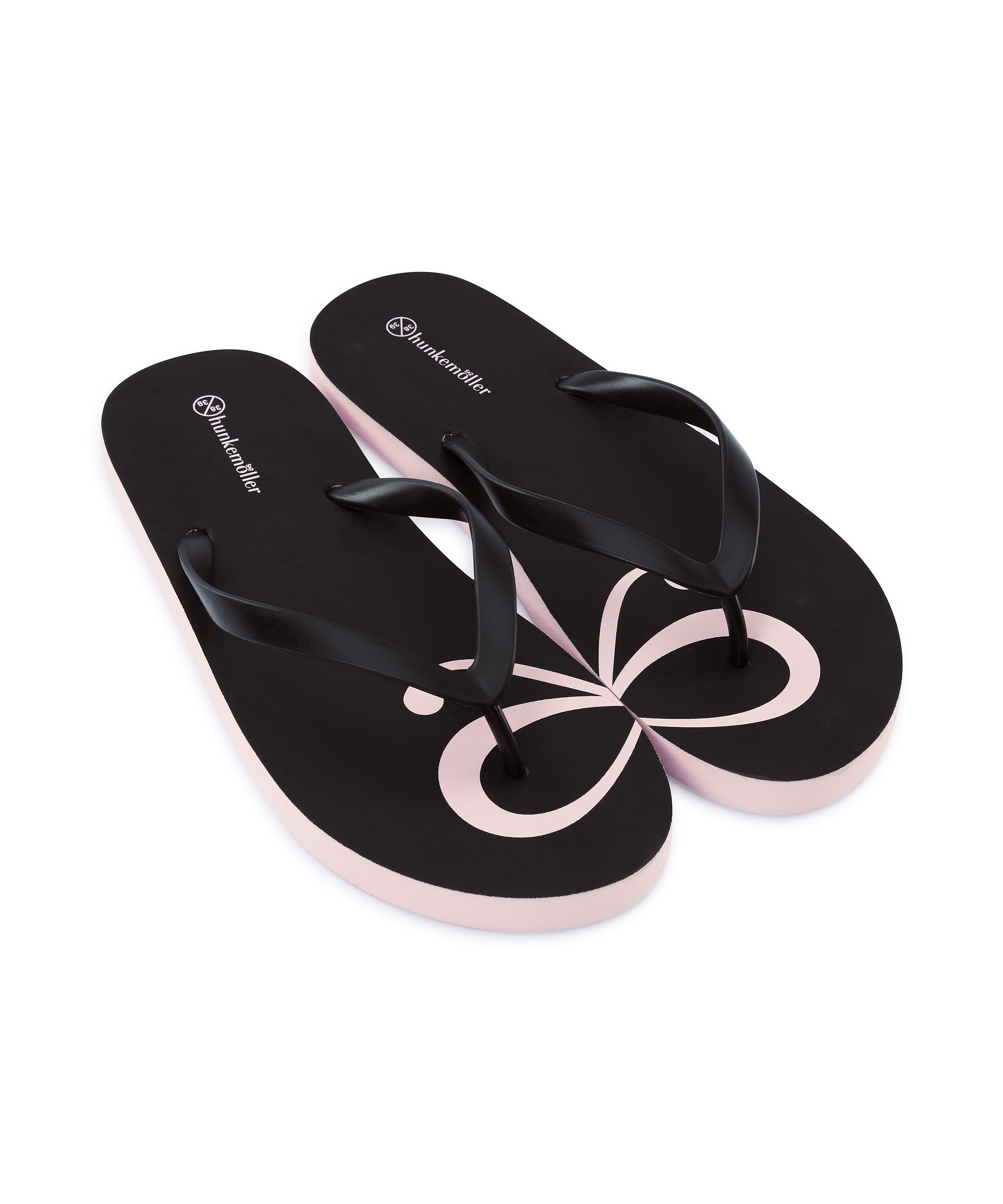 Flip-flopsandaler Bow, Svart