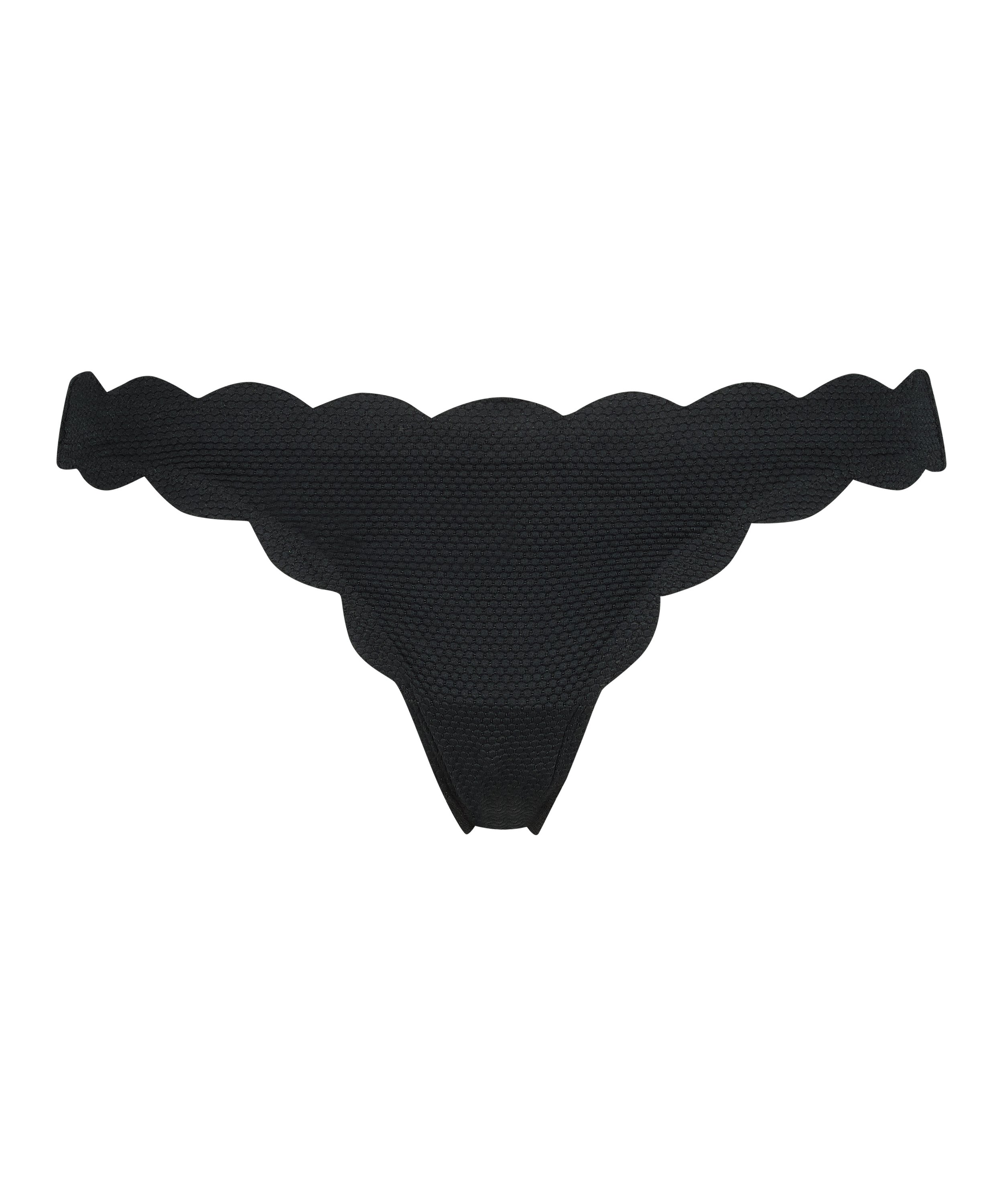 Rio Bikiniunderdel Scallop, Svart, main