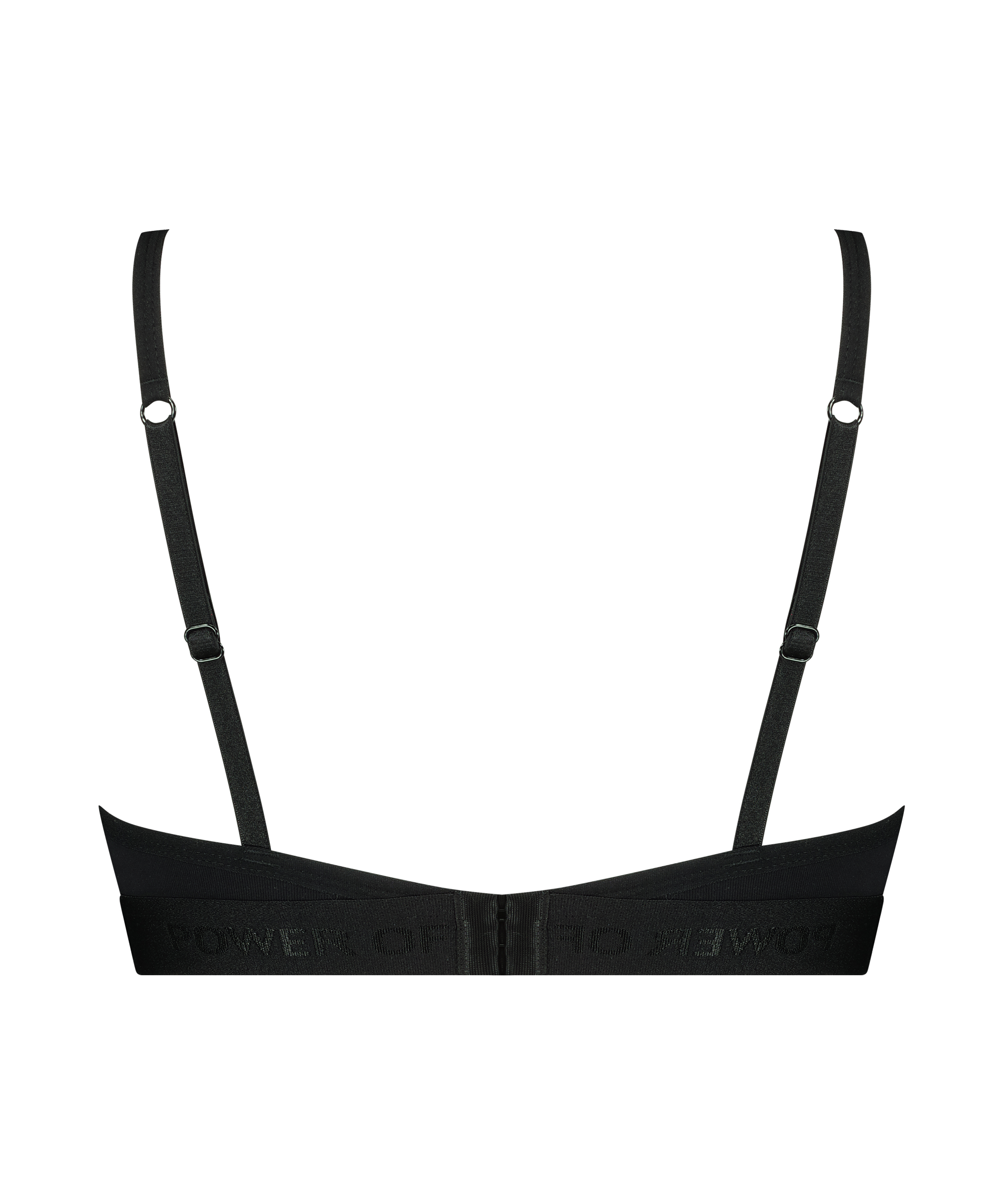 Cutie Triangle-bralette, Svart, main