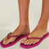 Zebra flipflops, Rosa