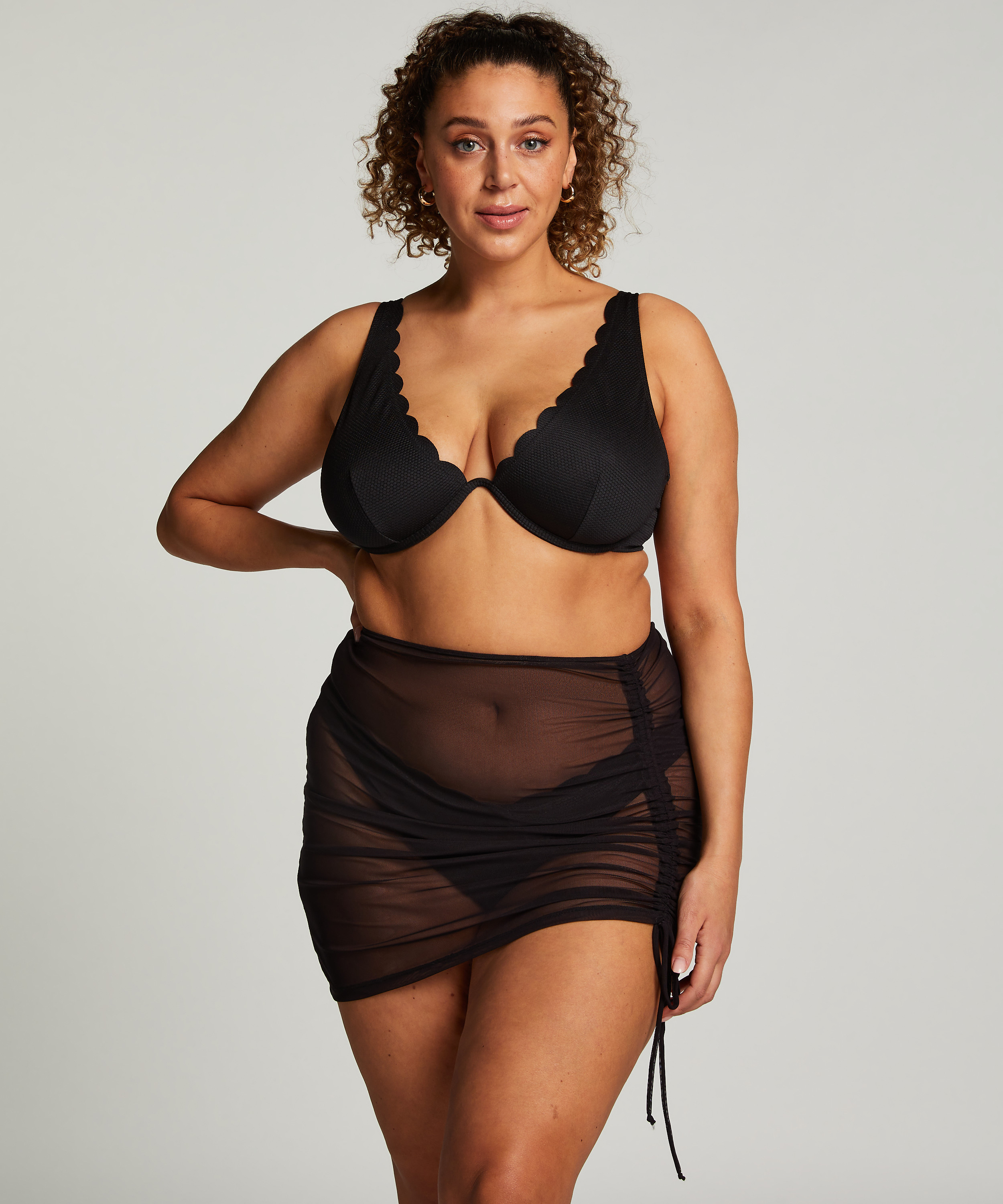 Beach-kjol, Svart, main