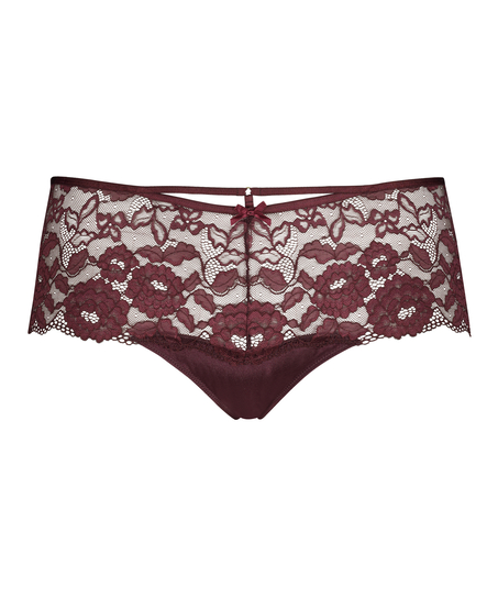 Jolie Curvy boxerstringtrosa, röd