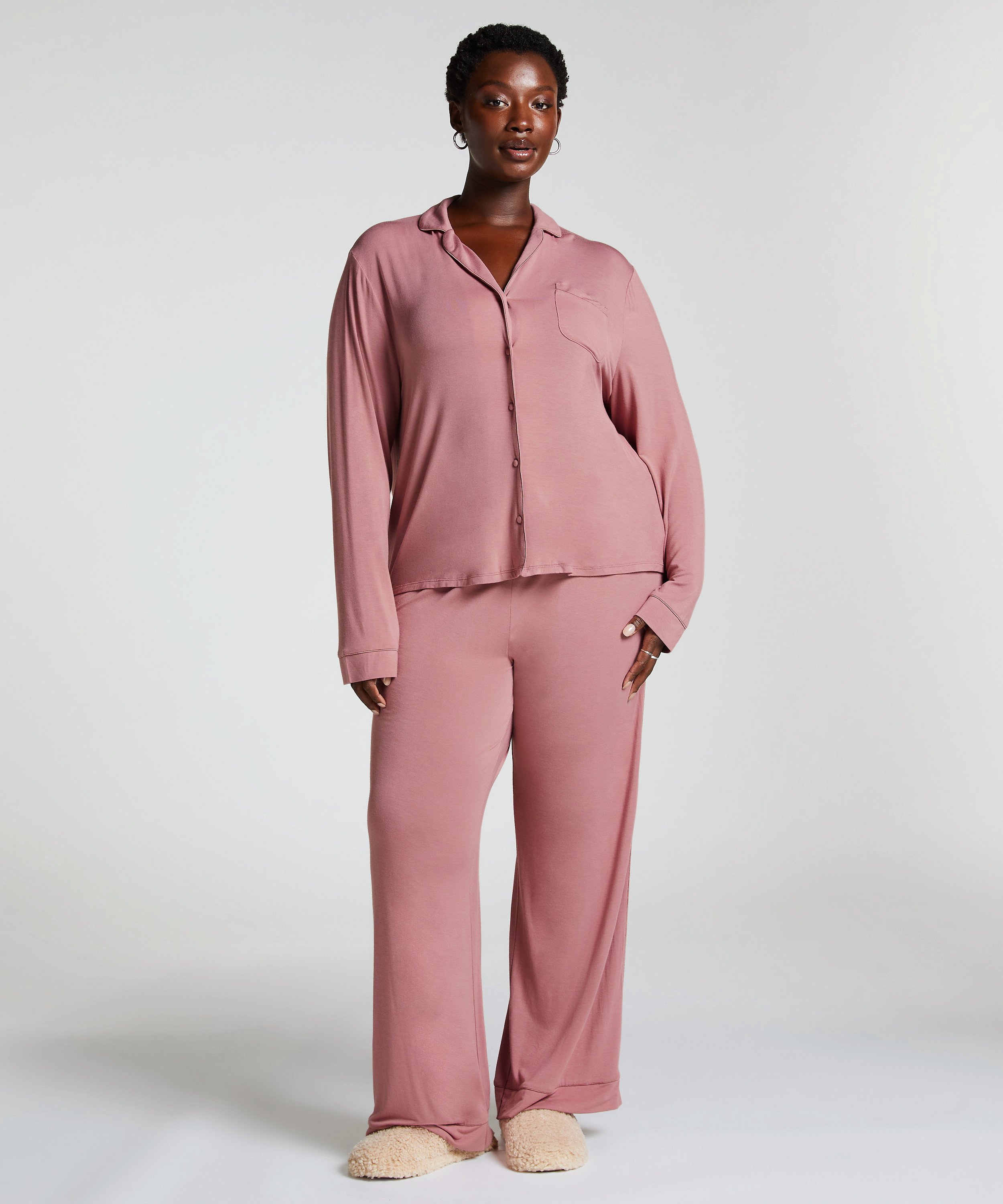 L&aring;ng&auml;rmad jerseyjacka Essential, Rosa, main