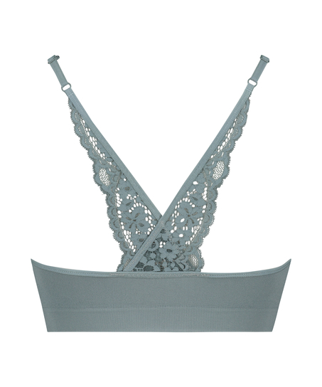 Rose sömlös bralette, Grön