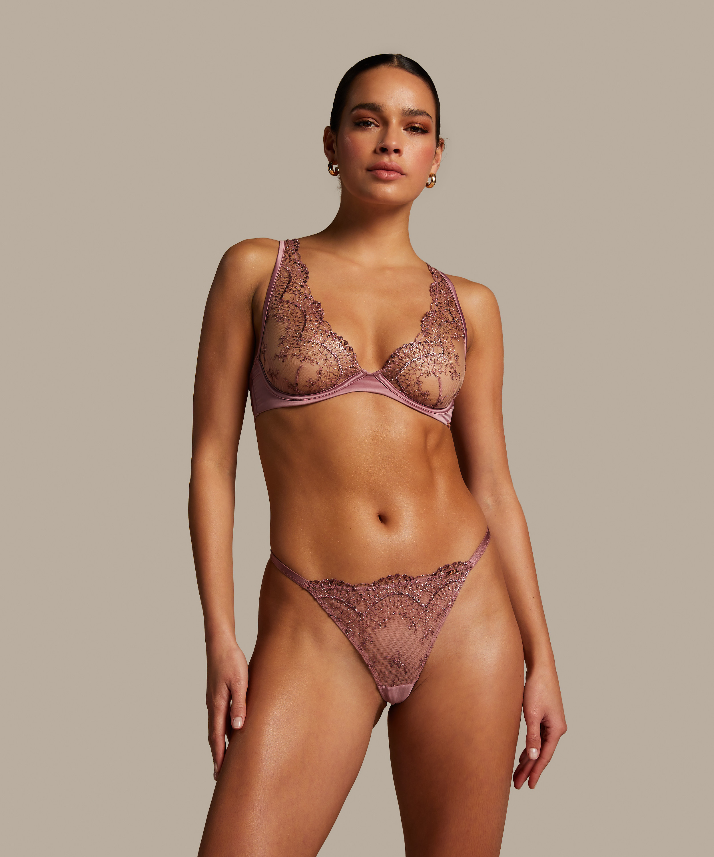 Icke formpressad bygel-bh Christine, Rosa, main