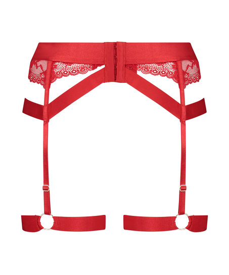 Strumpeband Clementine, Röd