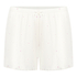 Shorts i pointelle, Vit