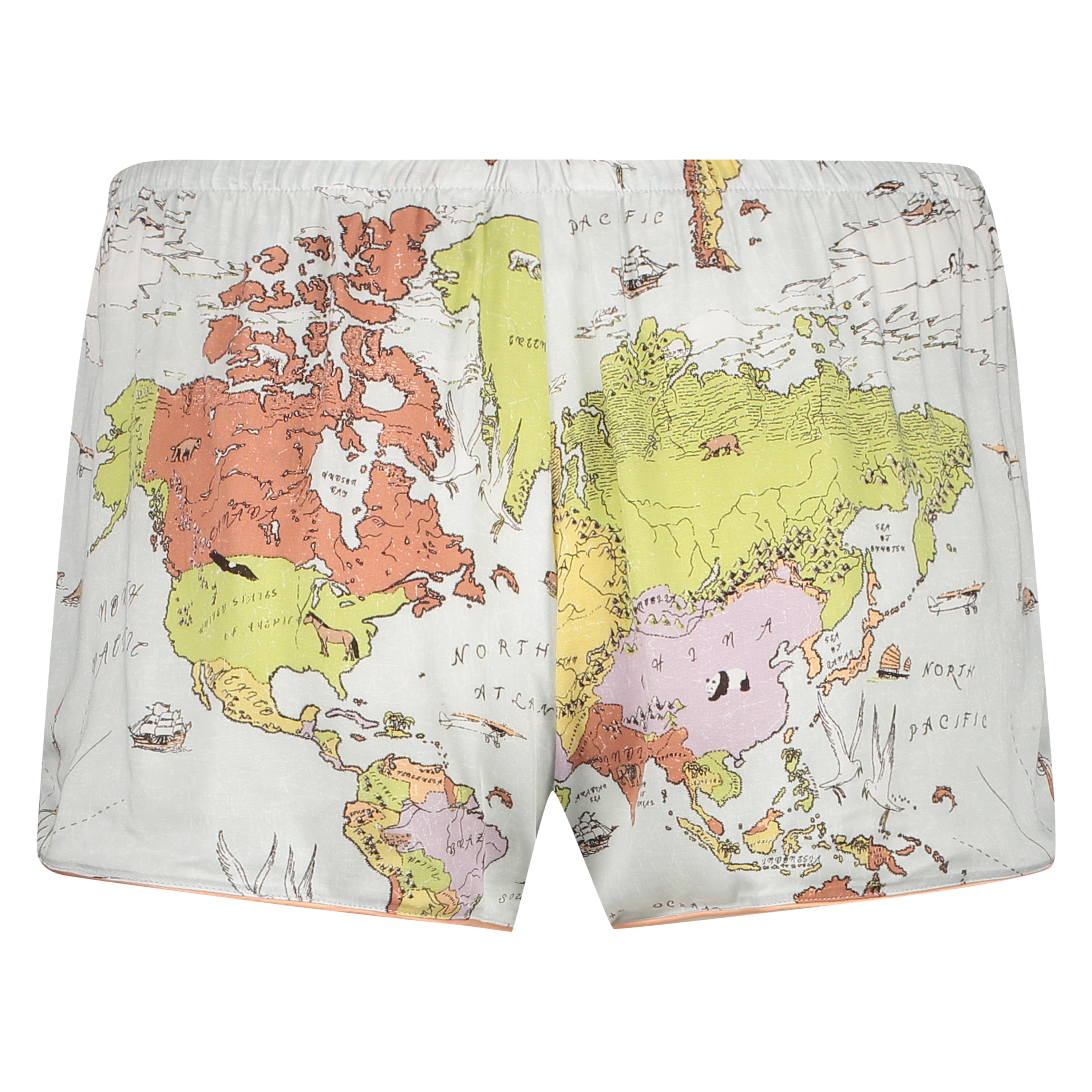 Pyjamasshorts, Blå, main