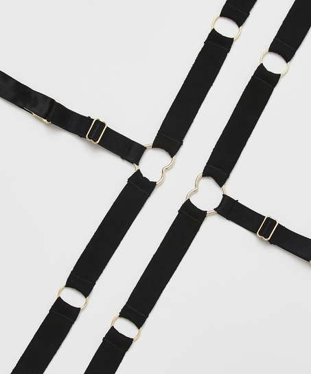 Strumpebandshandklovar fr&aring;n v&aring;r Private Collection, Svart