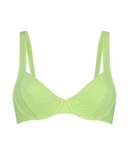 Icke-formpressad bikiniöverdel med bygel Bondi, grön