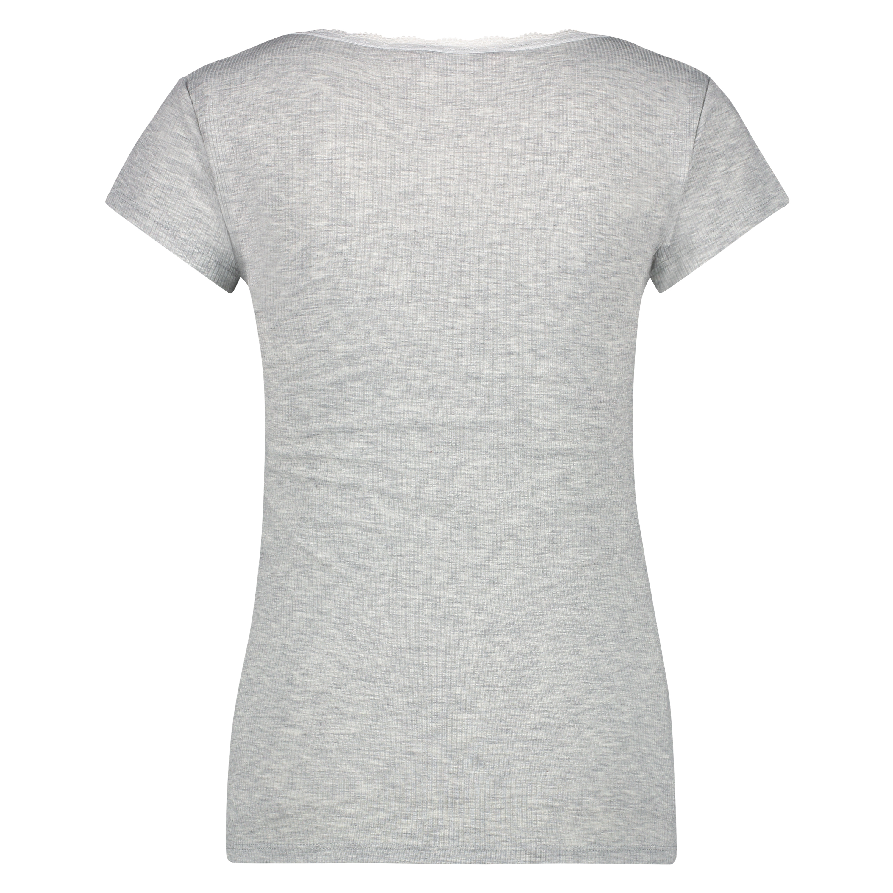 Topp Rib V-Neck, Gr&aring;, main