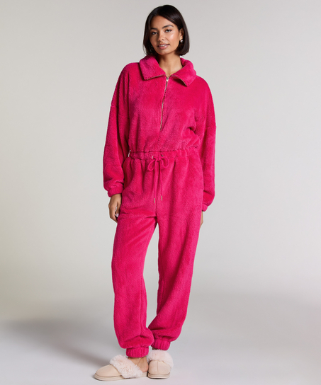 Onesie Fleece, Rosa