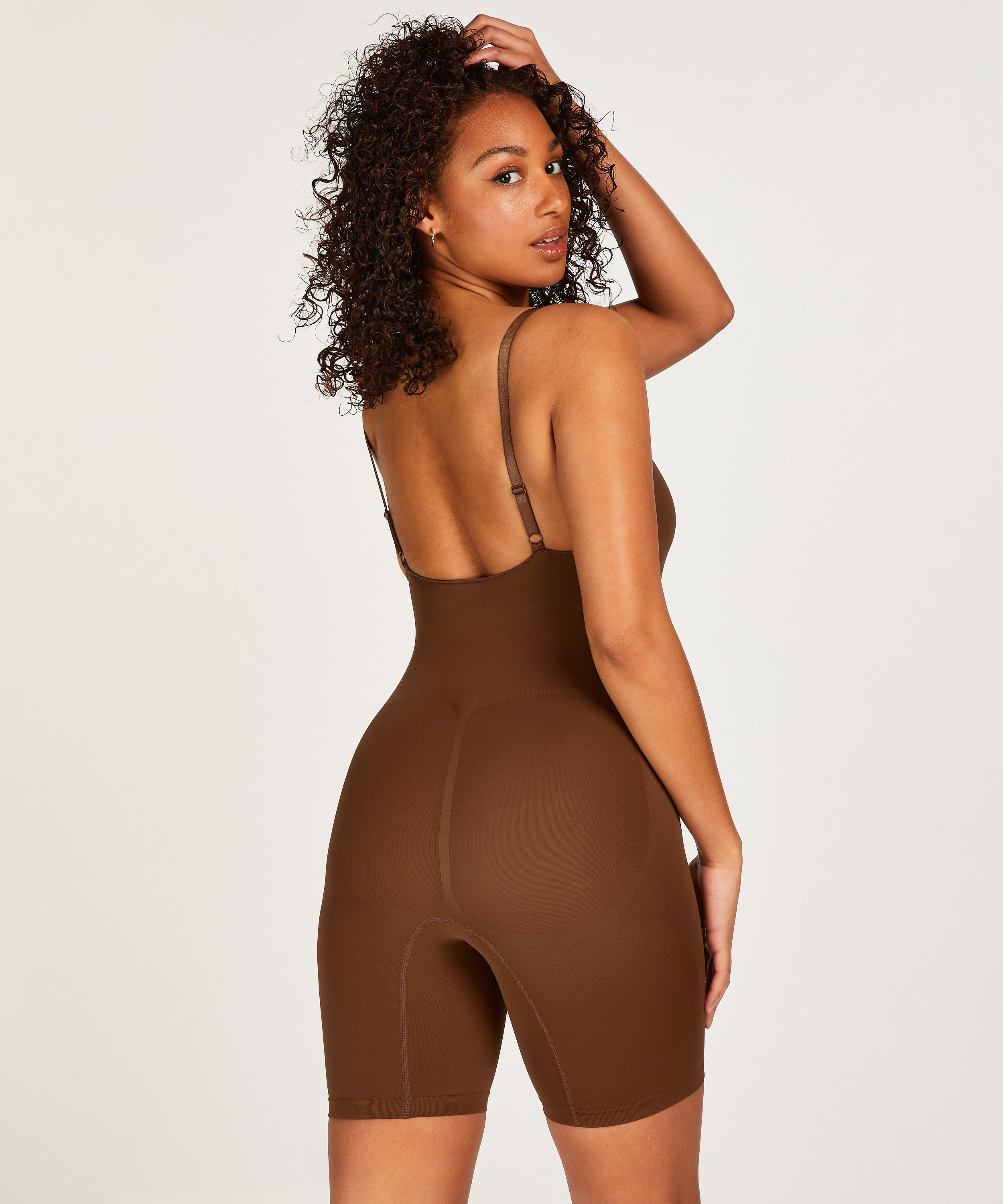 En s&ouml;ml&ouml;s bodysuit med h&ouml;gt skurna ben, R&ouml;d, main