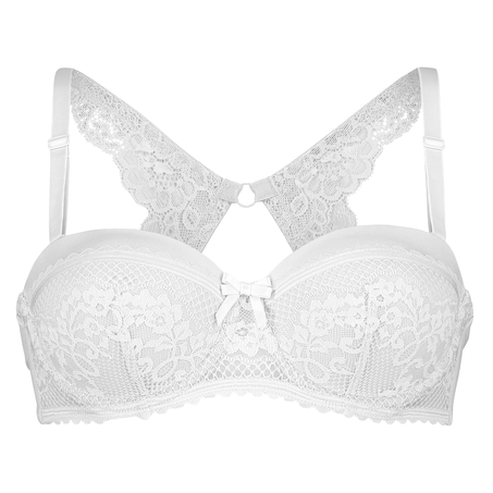 Bakstycke i spets, Vit