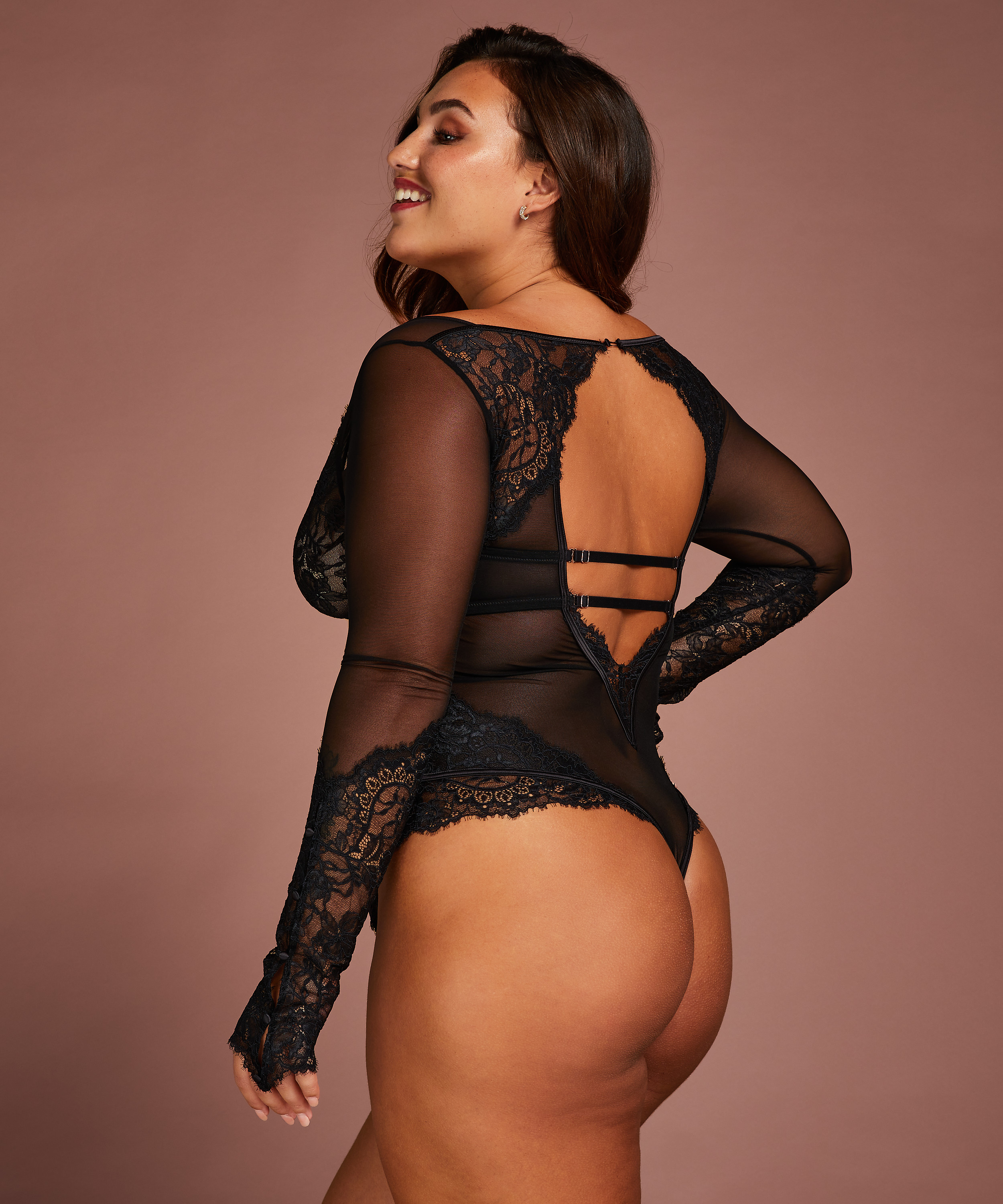 Cecile body, Svart, main